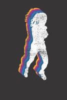 Notebook: College Ruled 6x9 120 Pages Running Girl Vintage Runner Run Marathon Fitness 1082237272 Book Cover