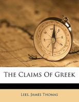 The claims of Greek 1172470189 Book Cover