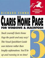 Claris Home Page 3 for Windows & Macintosh (Visual QuickStart Guide) 0201696479 Book Cover