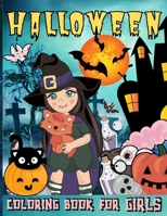 Halloween Coloring Book For Girls 6069607082 Book Cover