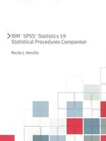 IBM SPSS Statistics 19 Statistical Procedures Companion [With CDROM] 0321748425 Book Cover