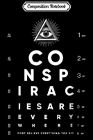 Composition Notebook: Shane Dawson All-Seeing Eye Chart Conspiracy Journal/Notebook Blank Lined Ruled 6x9 100 Pages 1706081642 Book Cover