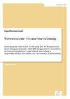 Wertorientierte Unternehmensführung 3838693043 Book Cover