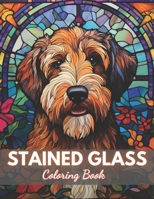 Stained Glass Dog Coloring Book: 100+ New Designs for All Ages B0CTQLKNW7 Book Cover