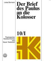 Der Brief Des Paulus An die Kolosser 3374030548 Book Cover