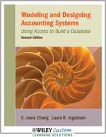 Modeling and Designing Accounting Systems: Using Access to Build a Database 111994709X Book Cover