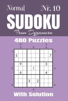 Normal Sudoku Nr.10: 480 puzzles with solution 1695759702 Book Cover