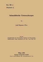 Selenodatische Untersuchungen 3709135559 Book Cover