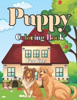 Puppy Coloring Book For Kids B09TDPTMWT Book Cover