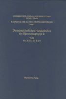 Kataloge Der Handschriftenabteilung Der Universitats- Und Landesbibliothek / Die Mittelalterlichen Handschriften Der Signaturengruppe B: MS B 101a Bis 3447062223 Book Cover