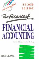 The Essence of Financial Accounting (2nd Edition) 0133565106 Book Cover