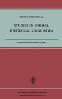 Studies in Formal Historical Linguistics 9401025339 Book Cover