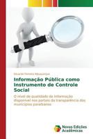 Informação Pública como Instrumento de Controle Social 6130172087 Book Cover