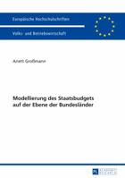 Modellierung Des Staatsbudgets Auf Der Ebene Der Bundeslaender 3631728697 Book Cover