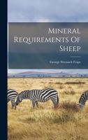 Mineral Requirements Of Sheep 1016626045 Book Cover