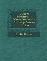 L'Opera Salernitana "Circa Instans" 1293905534 Book Cover