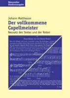 Der vollkommene Capellmeister (Bärenreiter Studienausgabe) 3761814135 Book Cover