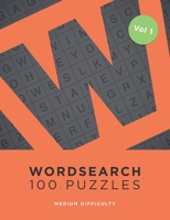 Wordsearch 100 Puzzles: Word Search Book For Adults - 100 Puzzles 1690125950 Book Cover