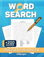 Word Search Puzzles Book for Adults: Crossword Puzzle Book For Adult, Activity Book - Activities for Seniors - Large Print with a Huge Supply of Puzzles 0536434182 Book Cover
