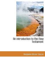 An Introduction to the New Testament 1016932332 Book Cover