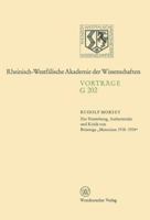 Zur Entstehung, Authentizitat und Kritik von Brunings "Memoiren 1918-1934" (Geisteswissenschaften) 3531072021 Book Cover