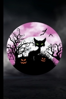 Halloween Cat: Haunted Spooky Halloween Party Scary Hallows Eve All Saint's Day Celebration Gift For Celebrant And Trick Or Treat (6"x9") Lined Notebook To Write In 1692172239 Book Cover