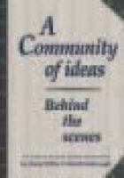 A Community of Ideas: Behind the Scenes - The Work of Dulwich Centre Publications 0975218018 Book Cover