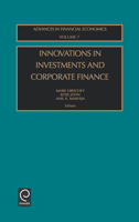 Innovations in Investments and Corporate Finance 0762308974 Book Cover