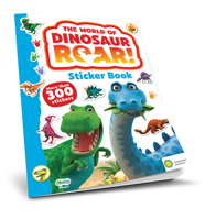 The World of Dinosaur Roar! Sticker Book 1948206250 Book Cover