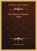 The Planetary Distances 1169513212 Book Cover