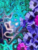 Unruled (Unlined) Blank Composition Notebook (8.5"x11" inches) 200 Pages: - Unruled/Unlined/Plain Journal - Diary - Abstract Art Cover Design 1724784242 Book Cover