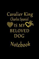 Cavalier King Charles Spaniel Is My Beloved Dog Notebook: Lined Notebook/Journal/Diary,Best Gift For Cavalier King Charles Spaniel Dog Lovers. 1661360602 Book Cover