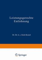 Leistungsgerechte Entlohnung 3663007537 Book Cover