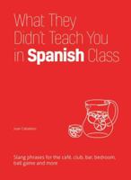 What They Didn't Teach You in Spanish Class: Slang Phrases for the Café, Club, Bar, Bedroom, Ball Game and More 1646043952 Book Cover