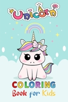 Unicorn Coloring Book For Kids: A Fantasy Coloring Book with Magical Unicorns, Fun Kid Workbook For Learning, Coloring, Dot To Dot, Mazes. Coloring ... Matte Finish (Unicorn Themed Activity Book) 1659928923 Book Cover