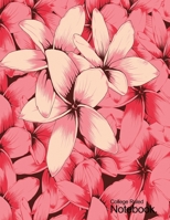 Notebook College Ruled Floral Cover: Composition Notebook Cute Cover, Large A4 (8.5 x 11), 100 Pages 1677131241 Book Cover