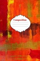 Composition: College Ruled Lined Notebook Orange B083XX4J6F Book Cover