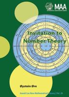Invitation to Number Theory (New Mathematical Library, 20) 0883856204 Book Cover