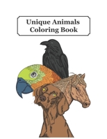 Unique Animals Coloring book, beautiful coloring book for kids and adults: Coloring book for adults and children B08FP7LHHZ Book Cover