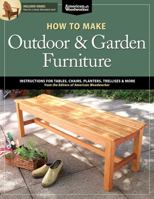 How to Make Outdoor Garden Furniture 156523765X Book Cover