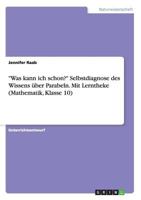 Was kann ich schon? Selbstdiagnose des Wissens �ber Parabeln. Mit Lerntheke 3668189676 Book Cover