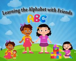 Learning the alphabet with friends 0578376520 Book Cover