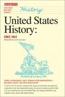 United States History: Since 1865 (Barron's College Review Series) 0812018354 Book Cover