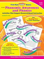 Reading First Basics: Phonics and Phonemic Awareness (First-Rate Reading Basics Ser) 1594410496 Book Cover