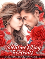 Valentine's Day Portraits Coloring Book For Adults: Celebrating Love and Beauty With Enchanting Portraits of Beautiful Women Surrounded by Intricate ... Details That Capture The Essence of Romance B0CTGM1QXH Book Cover