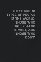 There are 10 types of people in the world those who understand binary, and those who don't.: Gift it to the person that came to your mind who would love to have this 1654083844 Book Cover