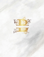 B: Monogram Initial Weekly Academic Planner Marble 8.5 x 11 1654701459 Book Cover