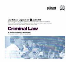 Law School Legends Criminal Law (Law School Legends Audio Series) 0314160906 Book Cover