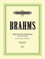 35 Secular Choruses for Mixed Choir (4-6 Voices) and Piano: Opp. 42, 62, 93a, 104; 12 German Folksongs B00006M2IR Book Cover