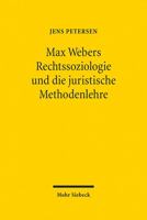 Max Webers Rechtssoziologie und Die Juristische Methodenlehre 3161591208 Book Cover